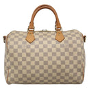 LOUIS VUITTON Damier Azur Speedy Bandouliere 30 Bag 2way N41052 LV Auth 128296-2
