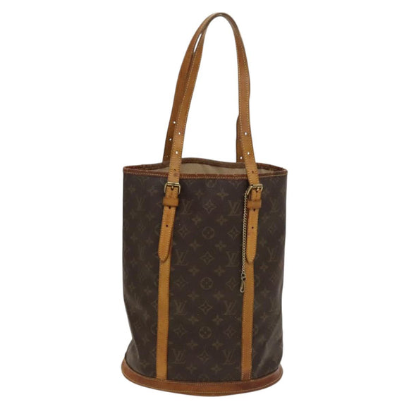 LOUIS VUITTON Monogram Bucket GM Shoulder Bag M42236 LV Auth 128303