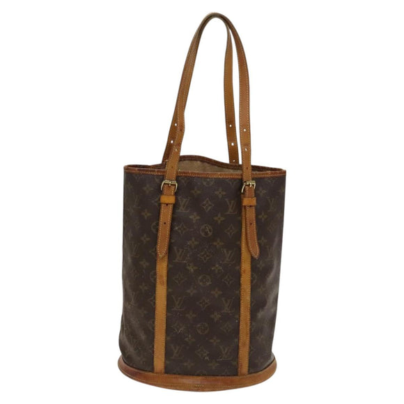 LOUIS VUITTON Monogram Bucket GM Shoulder Bag M42236 LV Auth 128303