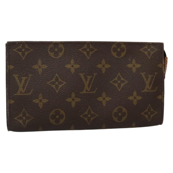 LOUIS VUITTON Monogram Bucket GM Accessory Pouch LV Auth 128304