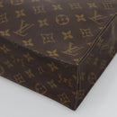 LOUIS VUITTON Monogram Sac Plat Hand Bag M51140 LV Auth 128308-9