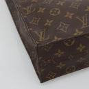 LOUIS VUITTON Monogram Sac Plat Hand Bag M51140 LV Auth 128308-14