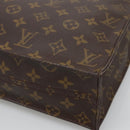 LOUIS VUITTON Monogram Sac Plat Hand Bag M51140 LV Auth 128308-15