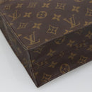 LOUIS VUITTON Monogram Sac Plat Hand Bag M51140 LV Auth 128308-16