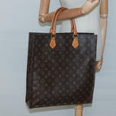 LOUIS VUITTON Monogram Sac Plat Hand Bag M51140 LV Auth 128308-19