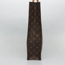 LOUIS VUITTON Monogram Sac Plat Hand Bag M51140 LV Auth 128308-4