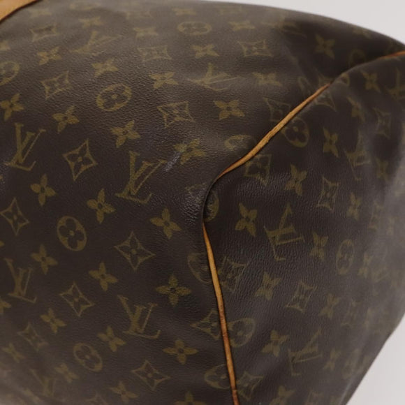 LOUIS VUITTON Monogram Keepall 55 Boston Bag M41424 LV Auth 128315