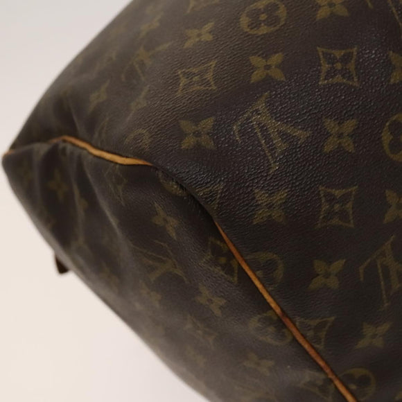 LOUIS VUITTON Monogram Keepall 55 Boston Bag M41424 LV Auth 128315