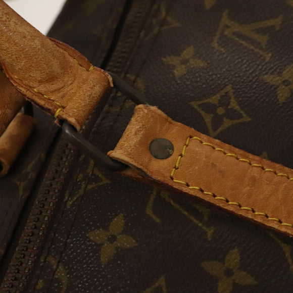 LOUIS VUITTON Monogram Keepall 55 Boston Bag M41424 LV Auth 128315