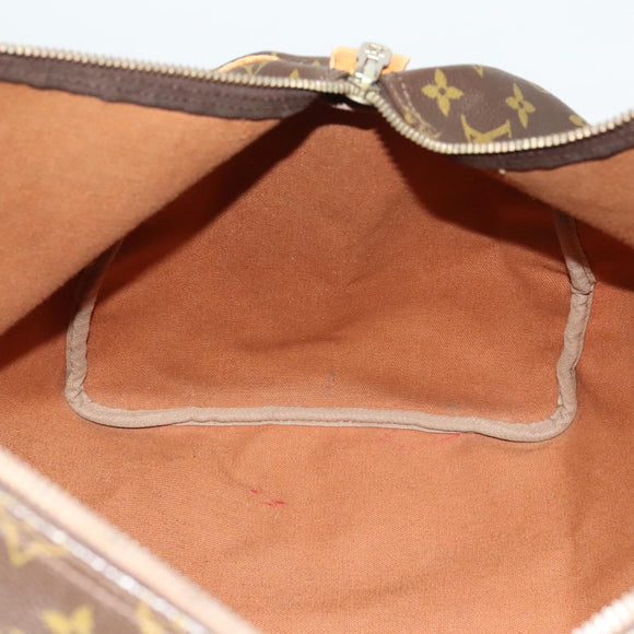 LOUIS VUITTON Monogram Keepall 55 Boston Bag M41424 LV Auth 128315