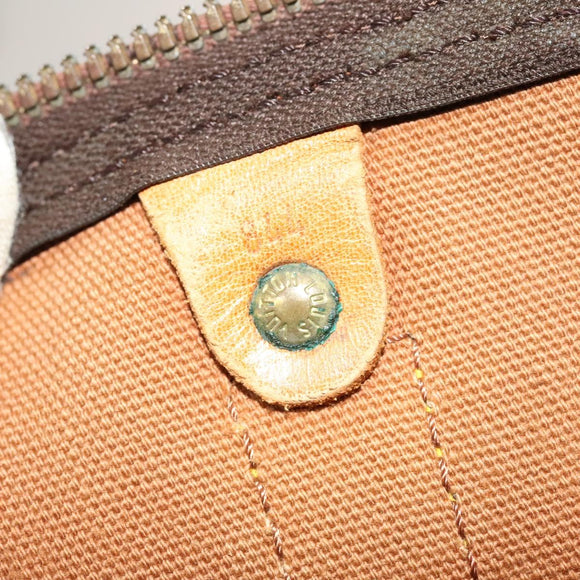 LOUIS VUITTON Monogram Keepall 55 Boston Bag M41424 LV Auth 128315