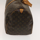 LOUIS VUITTON Monogram Keepall 55 Boston Bag M41424 LV Auth 128315-4