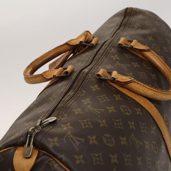 LOUIS VUITTON Monogram Keepall 55 Boston Bag M41424 LV Auth 128315