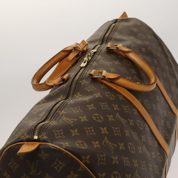LOUIS VUITTON Monogram Keepall 60 Boston Bag M41422 LV Auth 128317