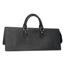 LOUIS VUITTON Epi Sac Triangle Hand Bag Black M52092 LV Auth 128320-1