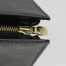 LOUIS VUITTON Epi Sac Triangle Hand Bag Black M52092 LV Auth 128320-15