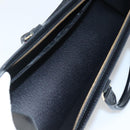LOUIS VUITTON Epi Sac Triangle Hand Bag Black M52092 LV Auth 128320-16