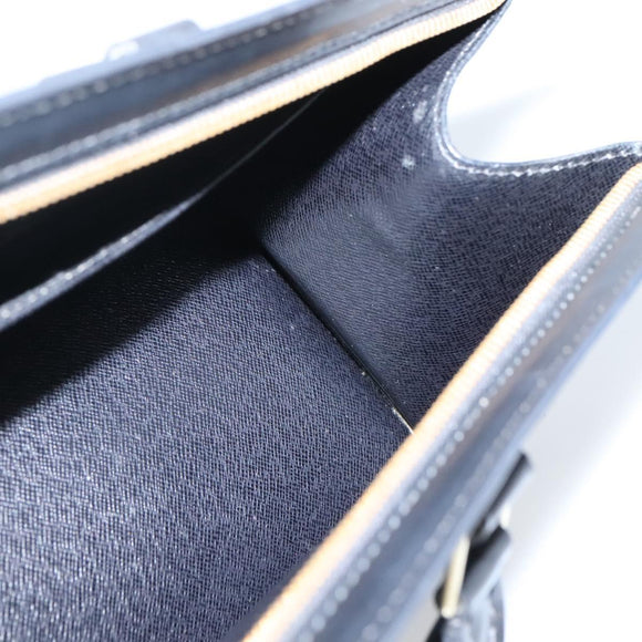 LOUIS VUITTON Epi Sac Triangle Hand Bag Black M52092 LV Auth 128320