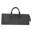 LOUIS VUITTON Epi Sac Triangle Hand Bag Black M52092 LV Auth 128320-2