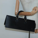 LOUIS VUITTON Epi Sac Triangle Hand Bag Black M52092 LV Auth 128320-21