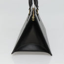 LOUIS VUITTON Epi Sac Triangle Hand Bag Black M52092 LV Auth 128320-4