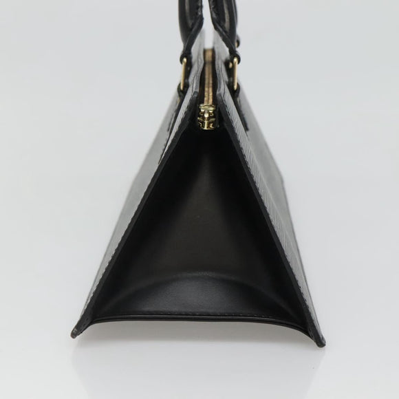 LOUIS VUITTON Epi Sac Triangle Hand Bag Black M52092 LV Auth 128320