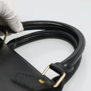 LOUIS VUITTON Epi Sac Triangle Hand Bag Black M52092 LV Auth 128320-8