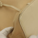 PRADA Hand Bag Nylon Beige Auth 128335-8