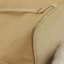 PRADA Hand Bag Nylon Beige Auth 128335-16