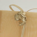 PRADA Hand Bag Nylon Beige Auth 128335-9