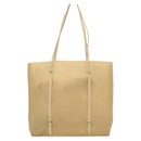 PRADA Hand Bag Nylon Beige Auth 128335-2