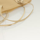PRADA Hand Bag Nylon Beige Auth 128335-7