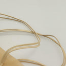 PRADA Hand Bag Nylon Beige Auth 128335-14