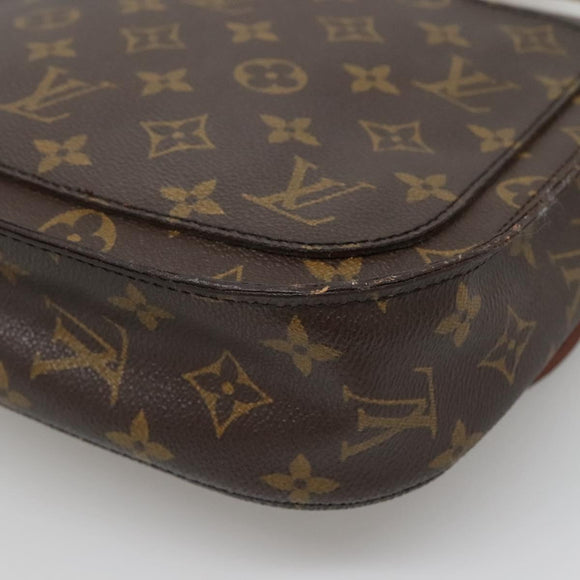 LOUIS VUITTON Monogram Saint Cloud GM Shoulder Bag M51242 LV Auth 128339