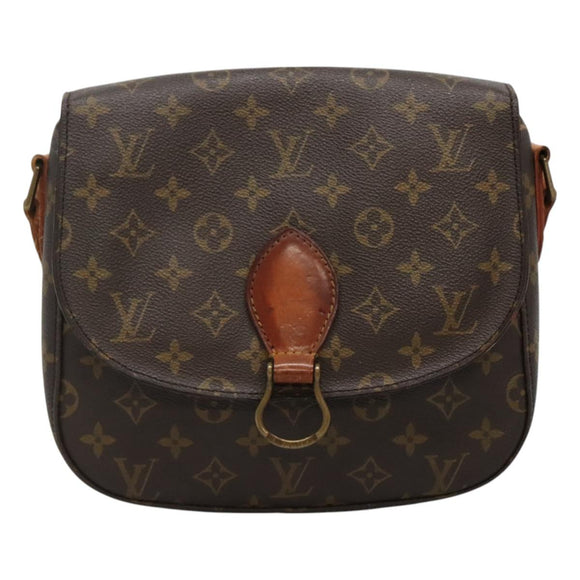 LOUIS VUITTON Monogram Saint Cloud GM Shoulder Bag M51242 LV Auth 128339