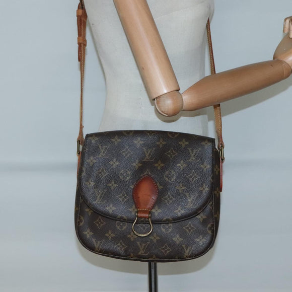 LOUIS VUITTON Monogram Saint Cloud GM Shoulder Bag M51242 LV Auth 128339