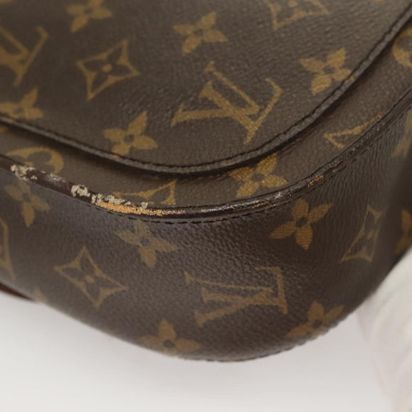 LOUIS VUITTON Monogram Saint Cloud GM Shoulder Bag M51242 LV Auth 128340