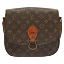 LOUIS VUITTON Monogram Saint Cloud GM Shoulder Bag M51242 LV Auth 128340-13