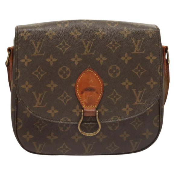 LOUIS VUITTON Monogram Saint Cloud GM Shoulder Bag M51242 LV Auth 128340