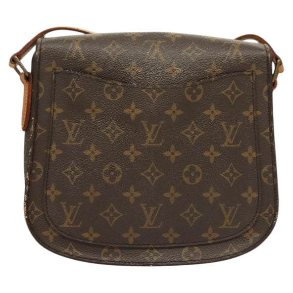 LOUIS VUITTON Monogram Saint Cloud GM Shoulder Bag M51242 LV Auth 128340
