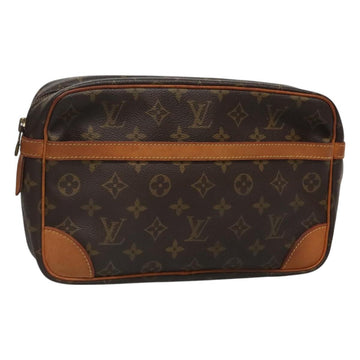 LOUIS VUITTON Monogram Compiegne 28 Clutch Bag M51845 LV Auth 128342