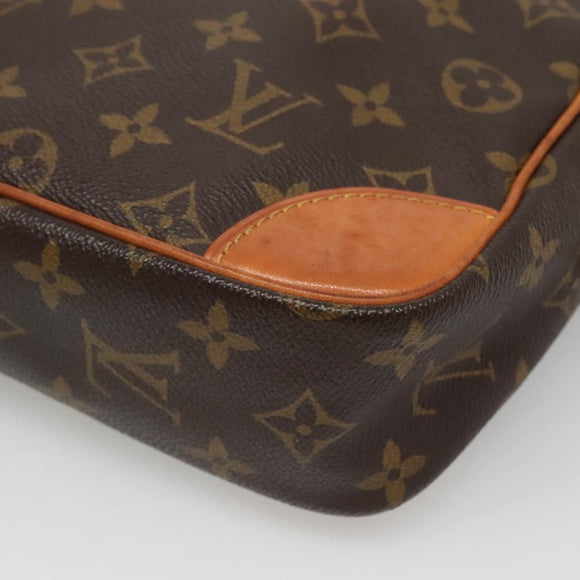 LOUIS VUITTON Monogram Compiegne 28 Clutch Bag M51845 LV Auth 128342