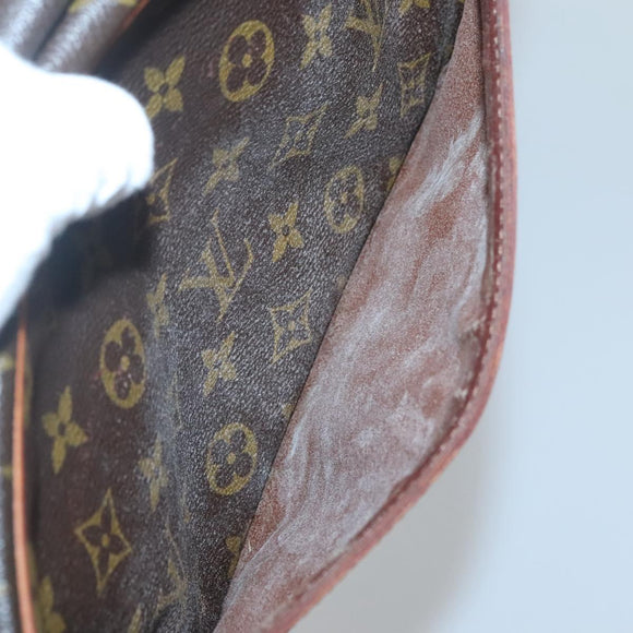 LOUIS VUITTON Monogram Compiegne 28 Clutch Bag M51845 LV Auth 128342