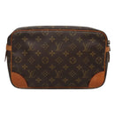 LOUIS VUITTON Monogram Compiegne 28 Clutch Bag M51845 LV Auth 128342-2