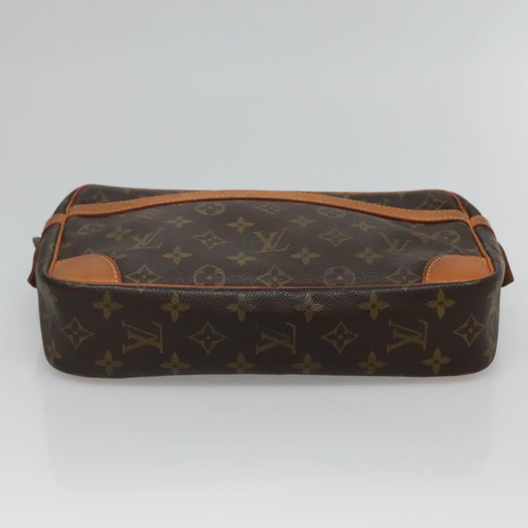LOUIS VUITTON Monogram Compiegne 28 Clutch Bag M51845 LV Auth 128342