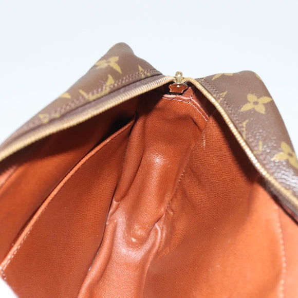 LOUIS VUITTON Monogram Compiegne 28 Clutch Bag M51845 LV Auth 128343