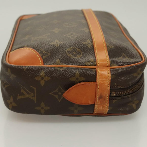 LOUIS VUITTON Monogram Compiegne 28 Clutch Bag M51845 LV Auth 128343