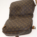 LOUIS VUITTON Monogram Saumur 30 Shoulder Bag M42256 LV Auth 128344-8