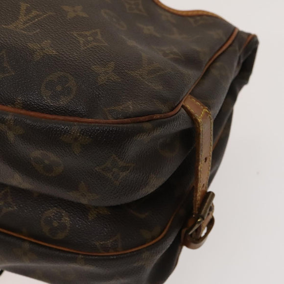 LOUIS VUITTON Monogram Saumur 30 Shoulder Bag M42256 LV Auth 128344