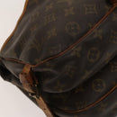 LOUIS VUITTON Monogram Saumur 30 Shoulder Bag M42256 LV Auth 128344-14